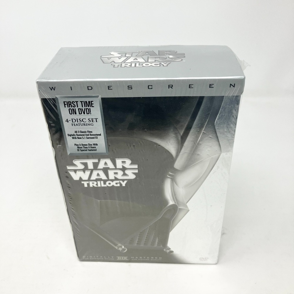 Star Wars Trilogy (DVD, 2004, 4-Disc Set, Widescreen Edition) Brand New Sealed